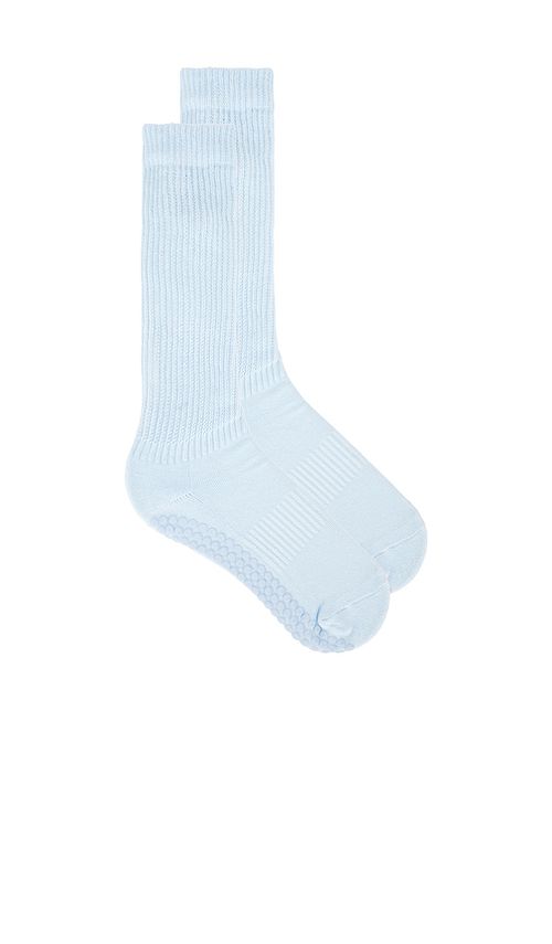 Souls. Souls Cozy Up in Cloud Socks in Baby Blue. M/L. Also in