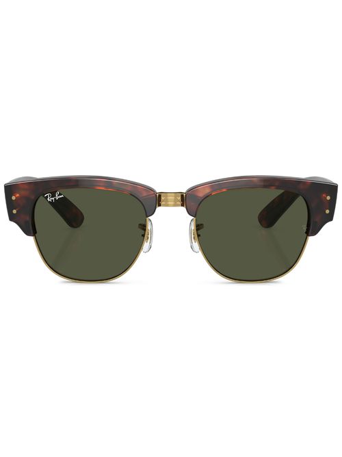 Mega Clubmaster tortoiseshell- effect sunglasses - Brown