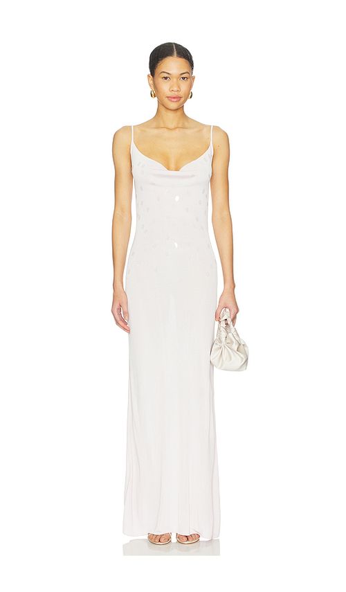 Aya Muse Lila Dress in Purple. L. Also in XXS, XS