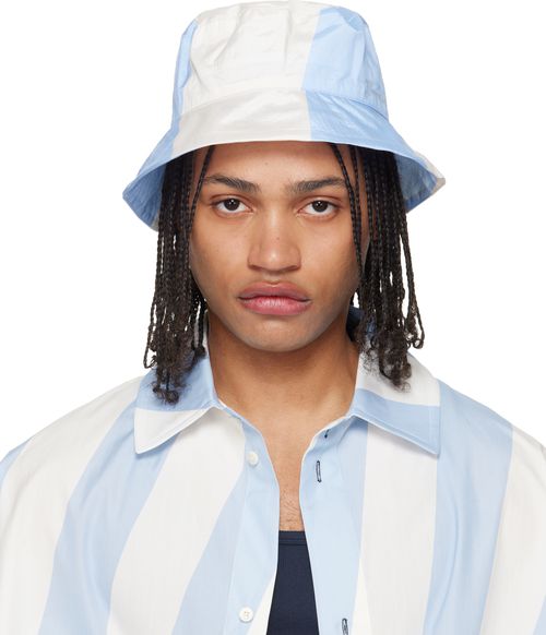 Blue & Off-White 'The Baluchon' Bucket Hat