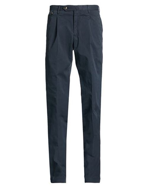 Man Pants Navy Size 28 Cotton, Linen, Elastane