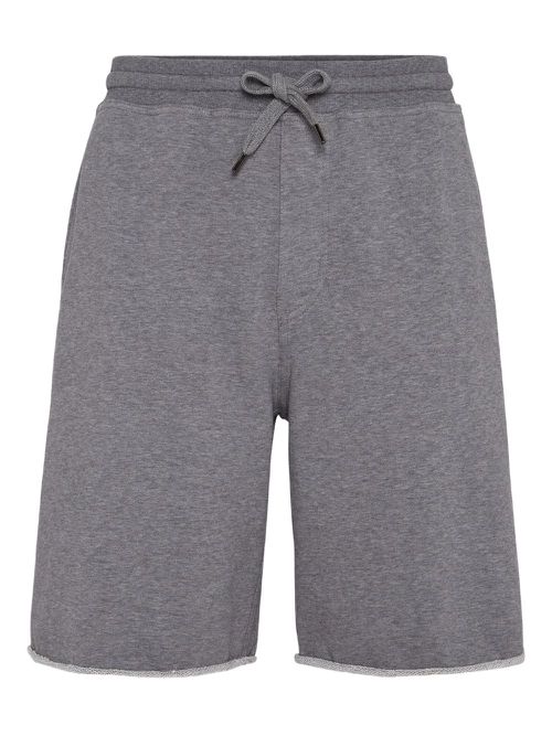 Cotton track shorts - Grey