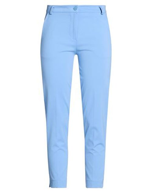 Woman Pants Azure Size S Cotton, Nylon, Elastane