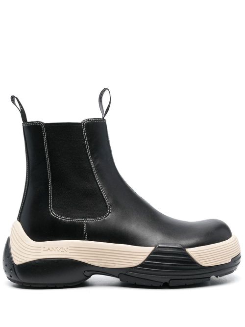 Flash-X leather Chelsea boots - Black