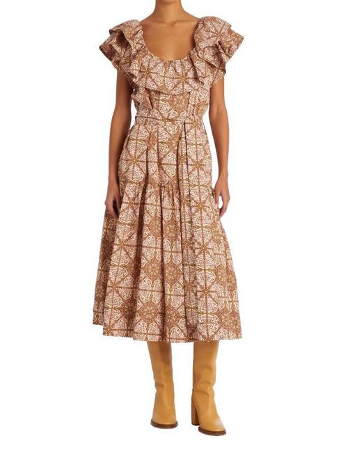 marie oliver natty tiered floral-embroidered midi dress Alyce Paris 4814 - Short Sequins/Glitter Tulle Sheath Dress