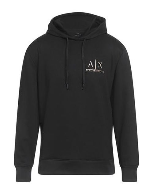 Man Sweatshirt Black Size L Polyester, Viscose, Elastane
