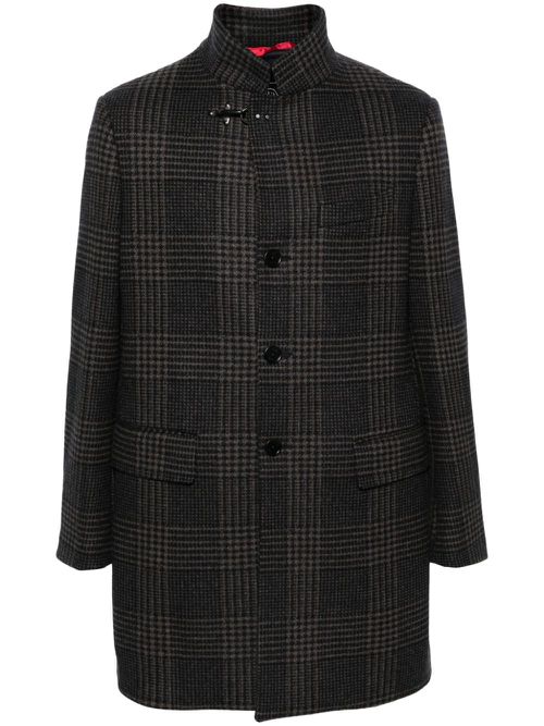 Houndstooth coat - Grey