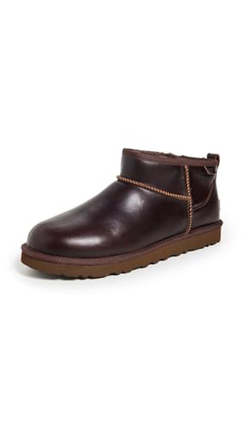 UGG Men's Classic Ultra Mini Regen Leather Boots