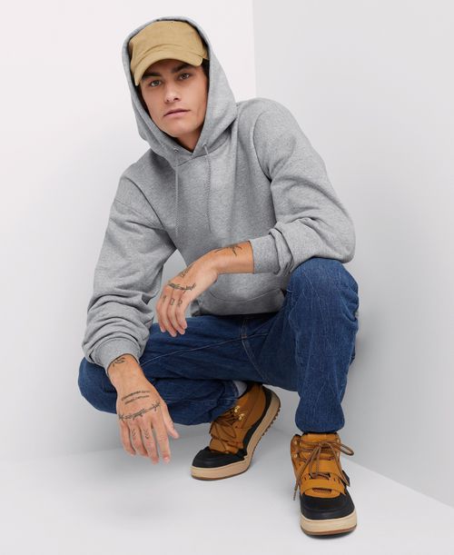 Ultimate Men's Heavyweight Fleece Hoodie - Gray