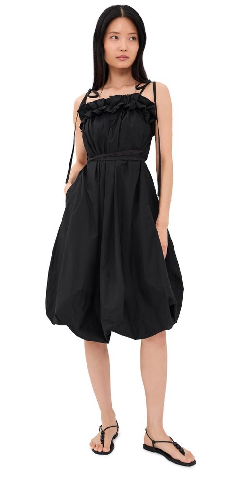 Rosie Cami Midi Dress Black