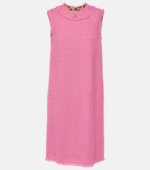 Raschel DG tweed minidress