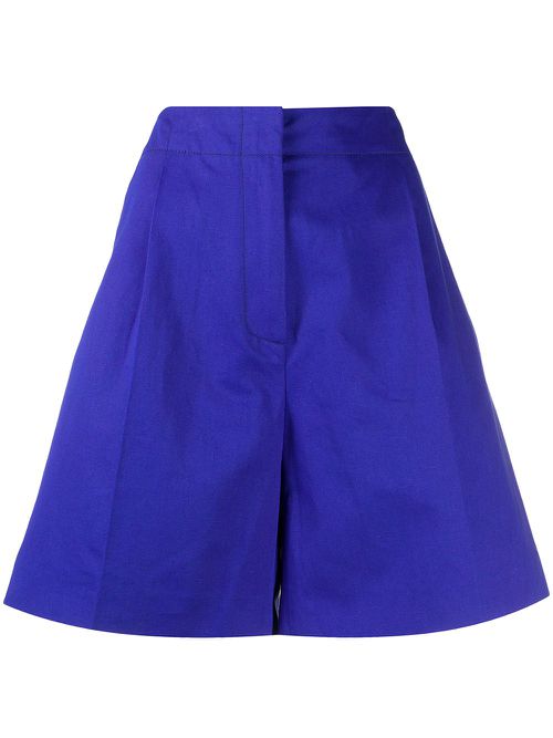 A-line bermuda shorts - Blue