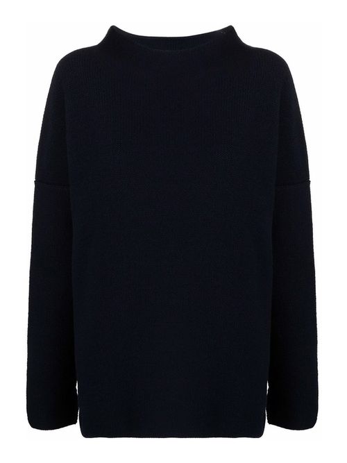 High neck wool sweater