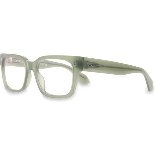 Off-White Mens Accessories Off White Off Style 53 Sun in Olive Green - Multicolour - One
