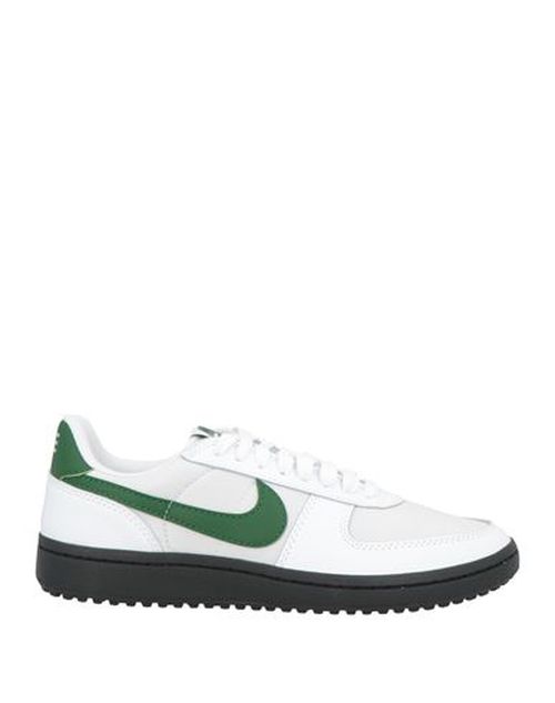 Nike Man Sneakers White Size 11 Leather, Textile fibers