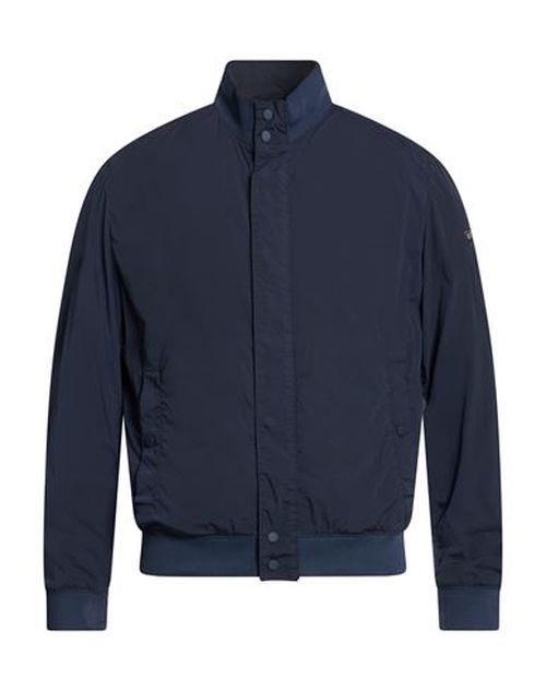 Man Jacket Navy Size 3XL Nylon, Elastane