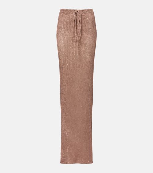 Alma sequined maxi skirt