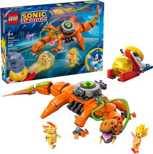 Sonic the Hedgehog Super Shadow vs. Biolizard Building Toy for Kids 77003