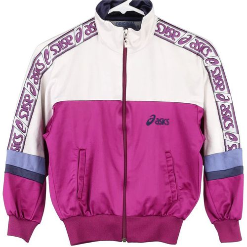 Age 5 Asics Track Jacket - Large Block Colour Polyester