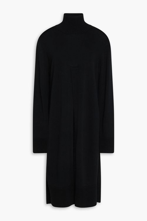 Cotton turtleneck sweater - Black - L