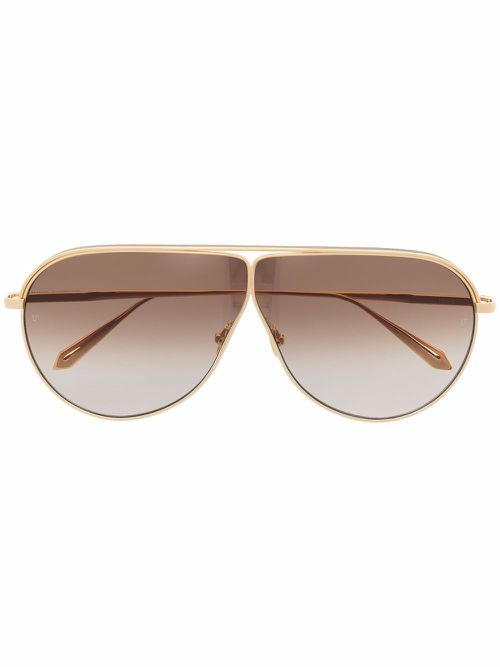 Hura pilot frame sunglasses - Gold