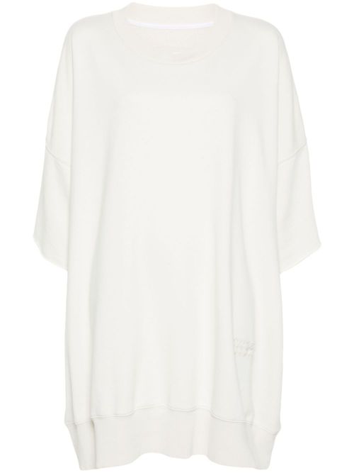 Sweatshirt dress - White