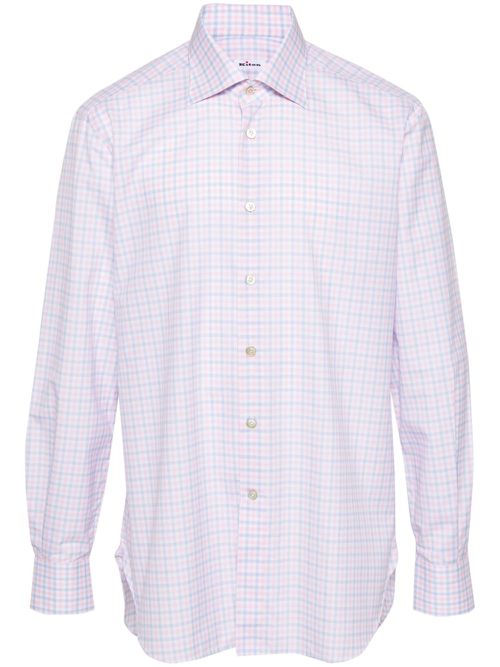 Checked cotton shirt - Pink