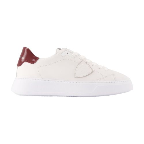 Temple Low Sneaker — White