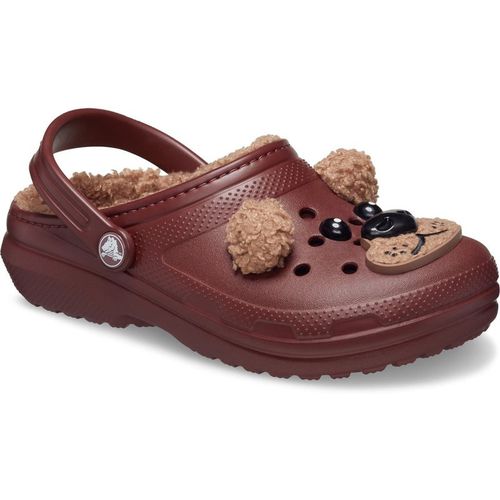 Crocs Classic Lined Fun Lab Synthetic Bear Clog