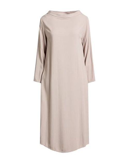 Woman Midi dress Light grey Size S Viscose