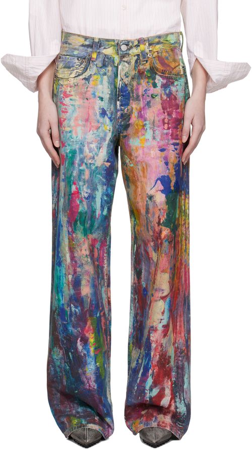 Acne Studios Multicolor Baggy Fit Jeans