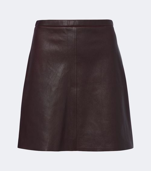 Lucie leather miniskirt