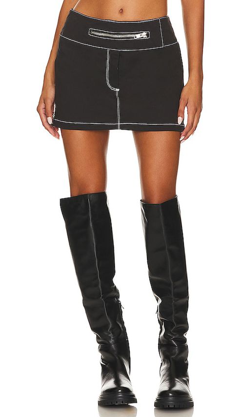 BY.DYLN Vaeda Skirt in Black.  XS. Also in