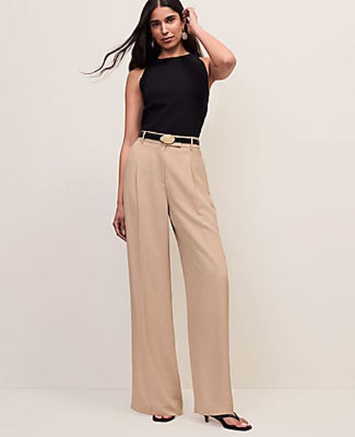 Ann Taylor The Pleated Straight Pant