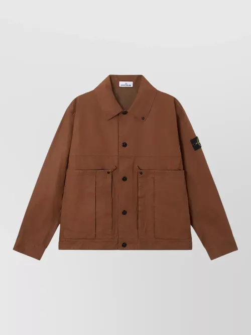 Stone Island - cotton ripstop lightweight jacket