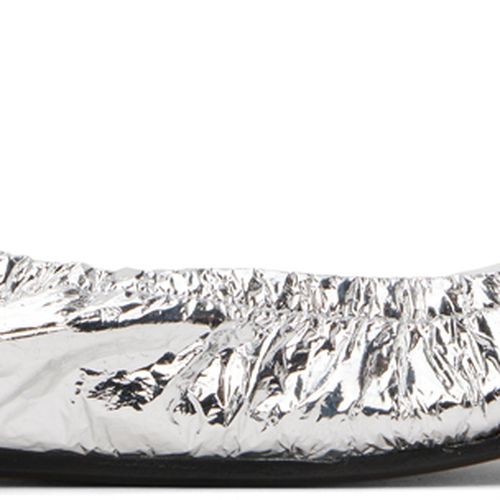 Isabel Marant | Isabel Marant Silver Belna Ballerina Flats | Realry
