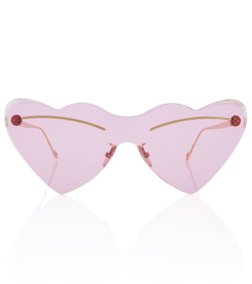 Heart-shaped sunglasses