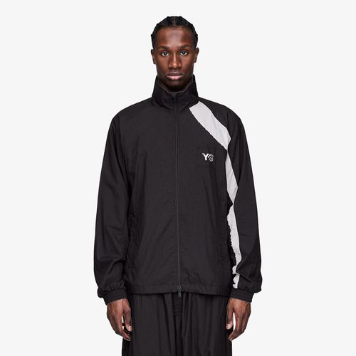 Jacket Y-3 Raw Edge 3 Stripes Nylon Shell Jacket Black