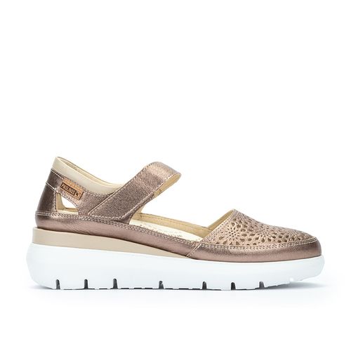 Pikolinos RUEDA W2A Women's leather Sneakers STONE