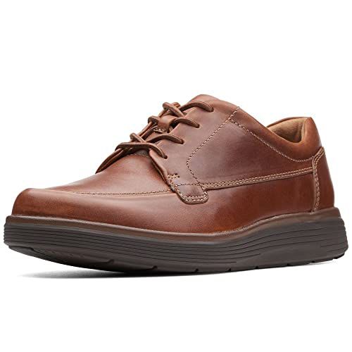 CLARKS Men's Un Abode Ease Casual Leather Lace Up Shoes