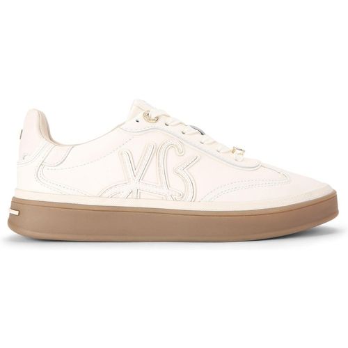 KG Kurt Geiger Womens Leather Leena Sneakers - White
