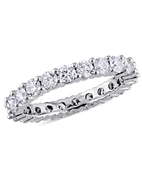 Certified Diamond (2 ct. t.w.) Eternity Band in 14k White Gold - White