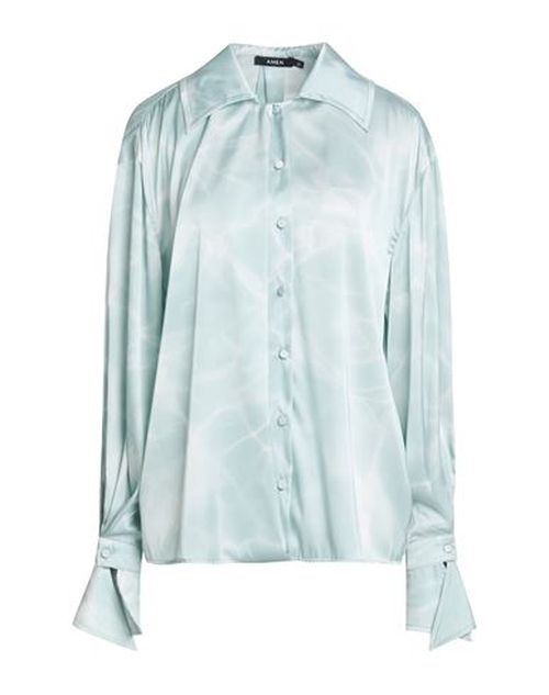 Woman Shirt Sky blue Size 12 Polyester, Elastane