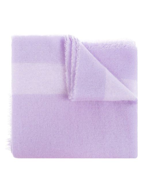 Jacquarded scarf - Purple