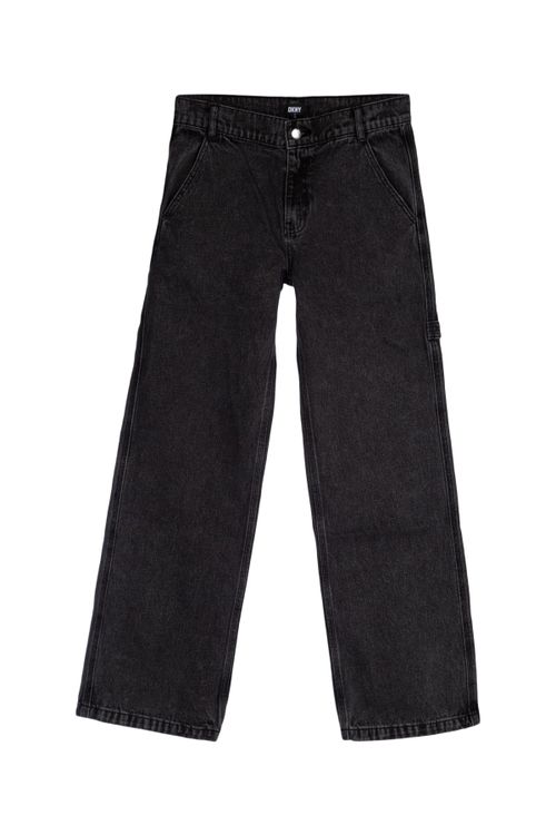 Five-Pocket Denim Jeans — Black