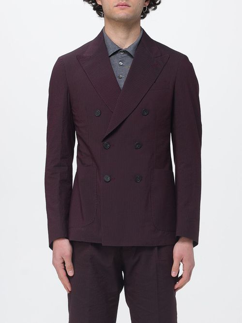 Jacket Men color Burgundy
