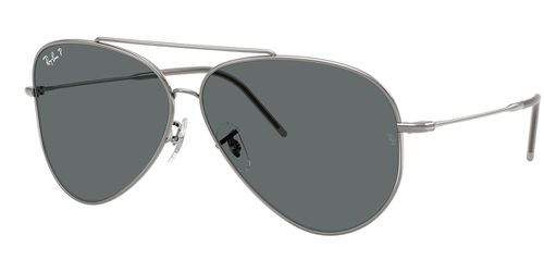 Ray-Ban RBR0101S Aviator Reverse Polarized 004/81 Men's Sunglasses Gunmeta