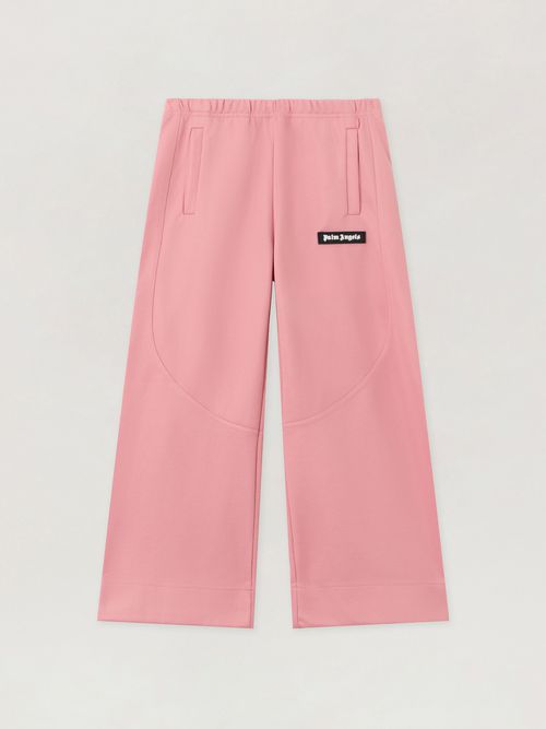 Pa  Cut Track Wide Pant Kids  Antique Rose Off White