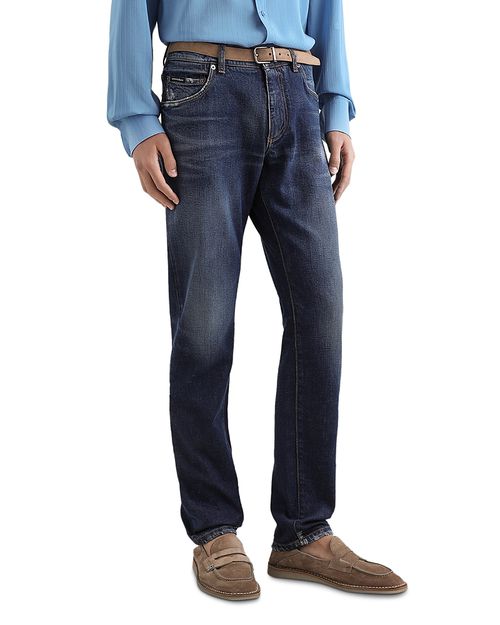 Slim Fit Jeans in Dark Blue
