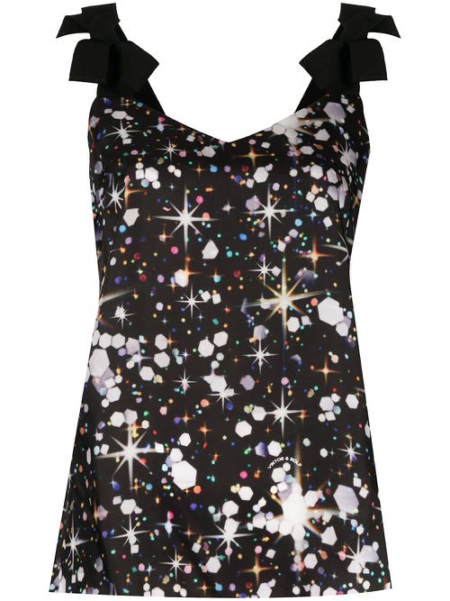 Confetti Sparkle-print camisole top - Multicolour